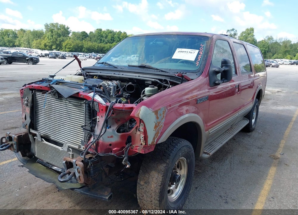 2002 FORD EXCURSION LIMITED VIN: 1FMSU43F72EA16914