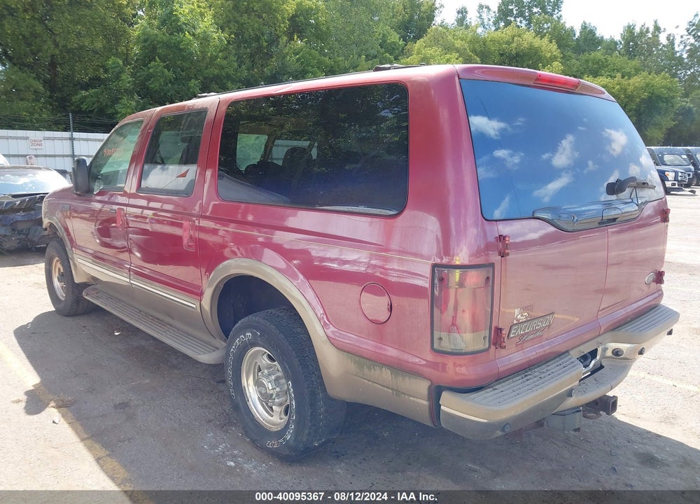 2002 FORD EXCURSION LIMITED VIN: 1FMSU43F72EA16914