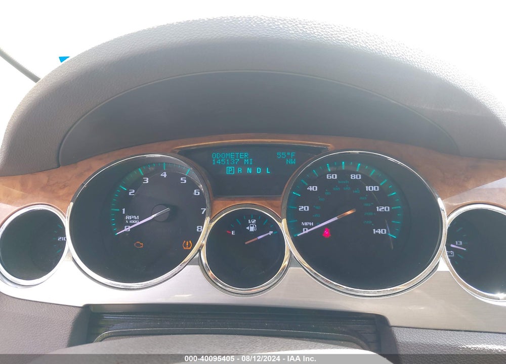 2012 BUICK ENCLAVE LEATHER VIN: 5GAKRCED9CJ380354