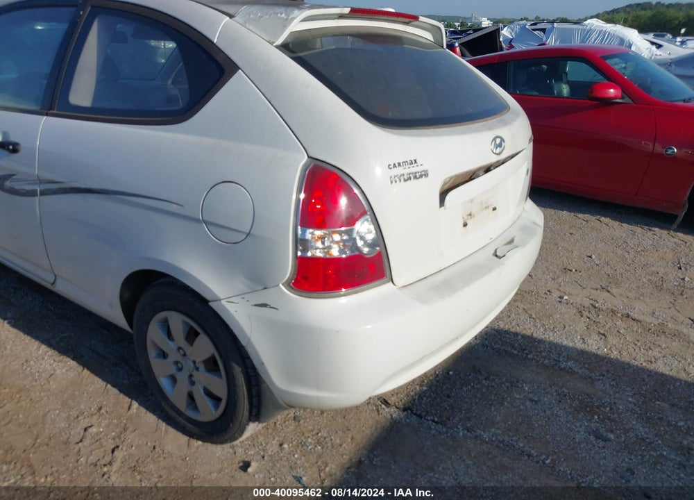 2008 HYUNDAI ACCENT GS VIN: KMHCM36C48U102504
