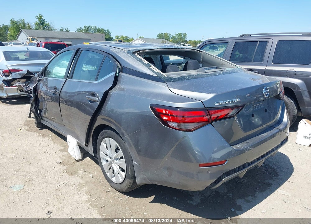 2022 NISSAN SENTRA S XTRONIC CVT VIN: 3N1AB8BVXNY280029