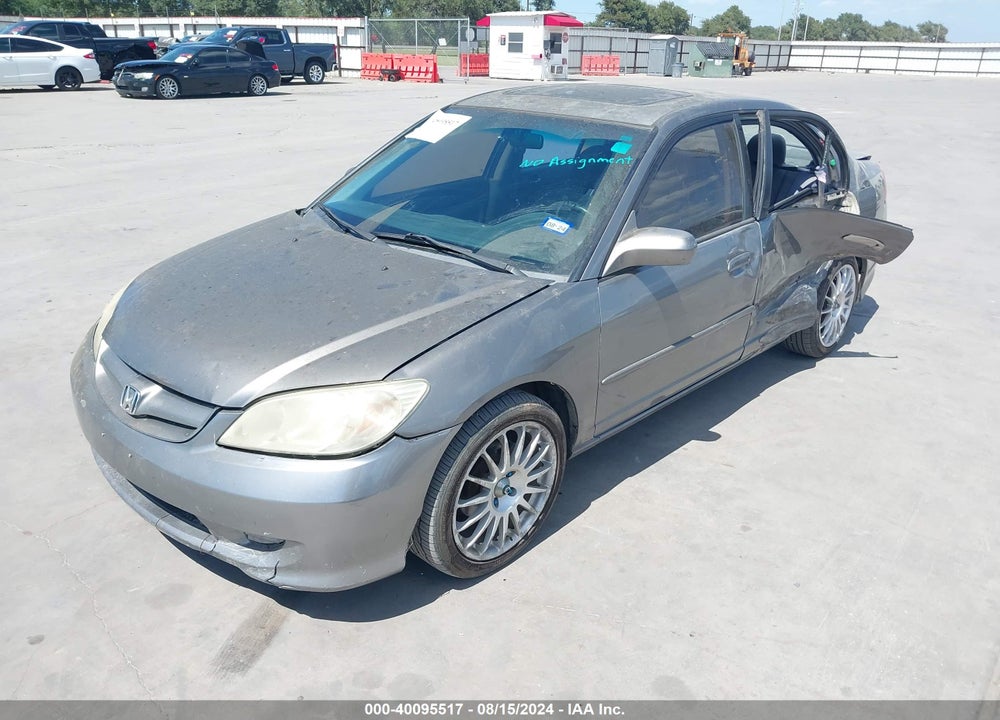 2005 HONDA CIVIC EX VIN: 2HGES26895H524079