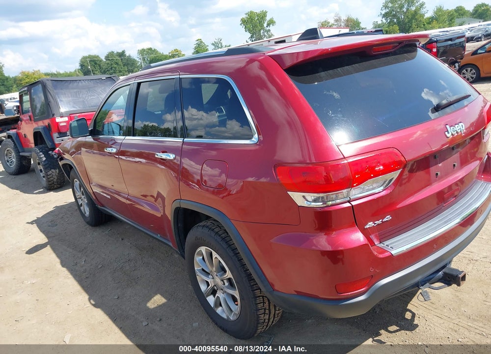 2015 GRAND JEEP  CHEROKEE LIMITED VIN: 1C4RJFBG5FC836279