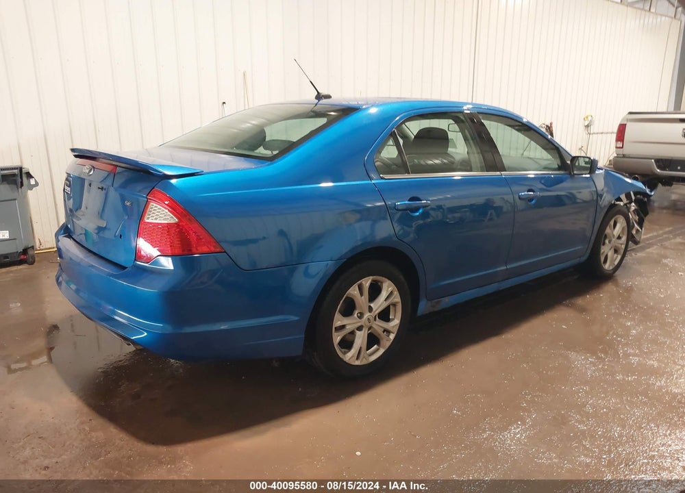 2012 FORD FUSION SE VIN: 3FAHP0HA8CR268042
