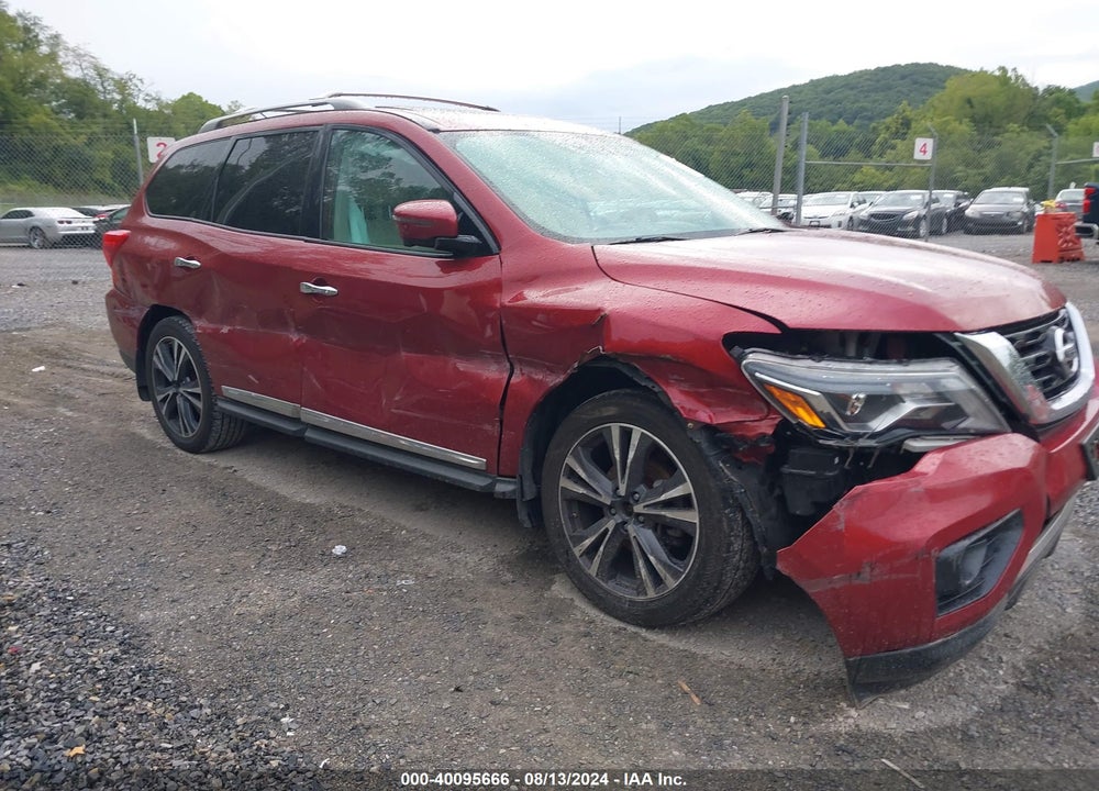 2017 NISSAN PATHFINDER PLATINUM VIN: 5N1DR2MN0HC600449