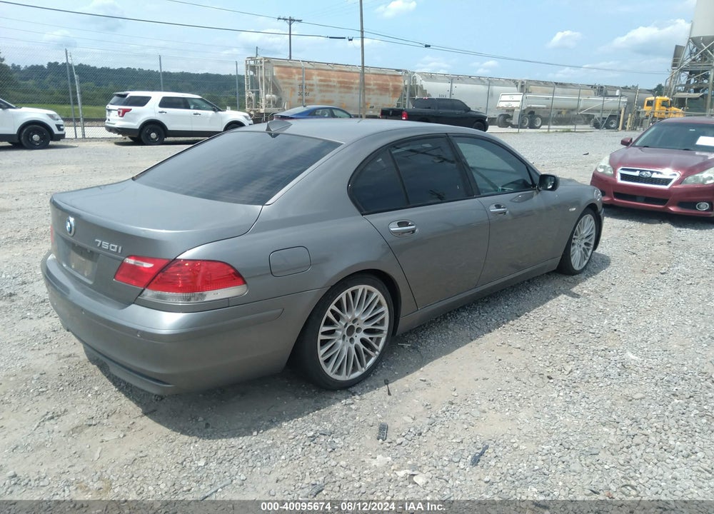2007 BMW 750I VIN: WBAHL83587DT09795