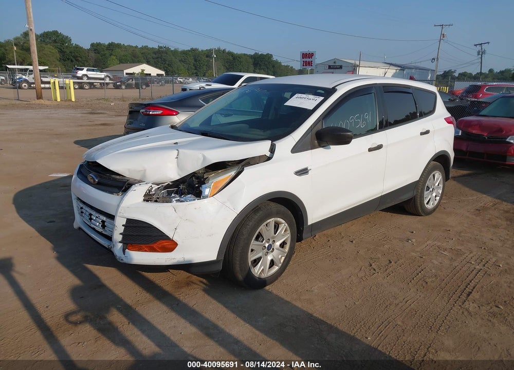 2014 FORD ESCAPE S VIN: 1FMCU0F70EUC23639