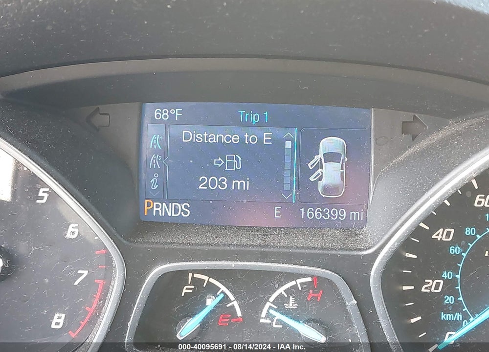 2014 FORD ESCAPE S VIN: 1FMCU0F70EUC23639