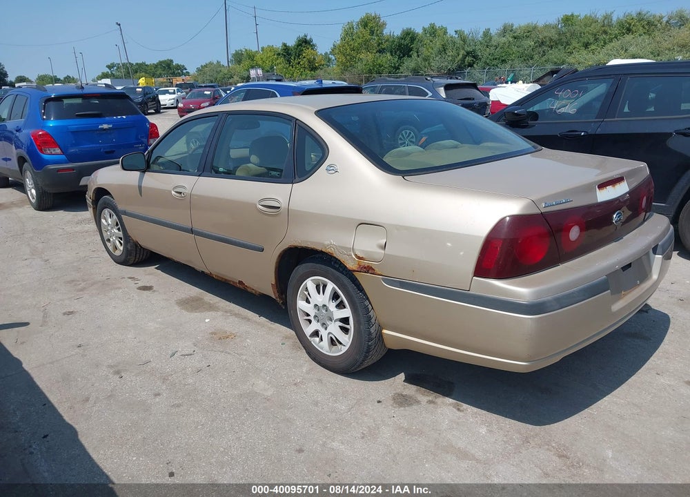 2000 CHEVROLET IMPALA VIN: 2G1WF55EXY9117749