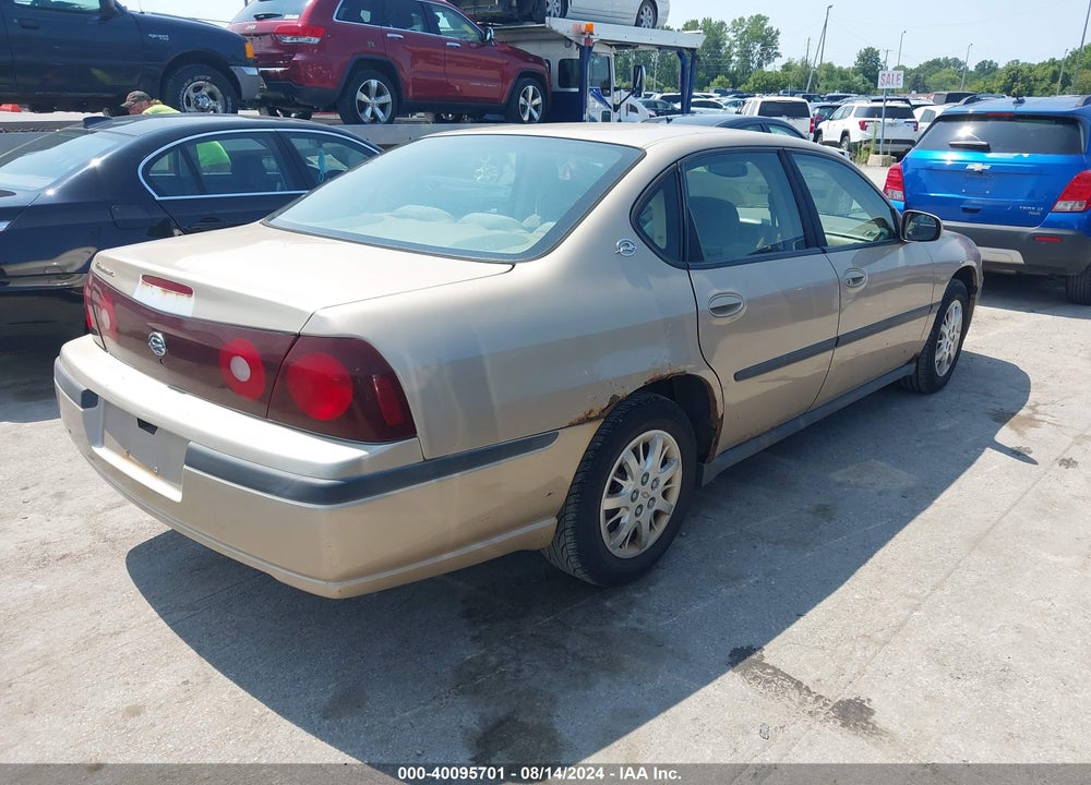 2000 CHEVROLET IMPALA VIN: 2G1WF55EXY9117749