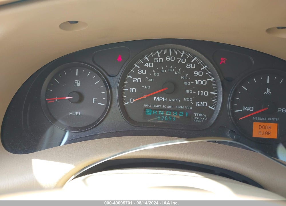 2000 CHEVROLET IMPALA VIN: 2G1WF55EXY9117749