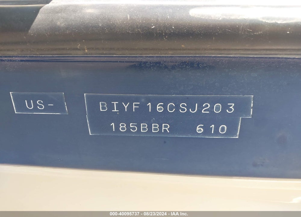 2003 BAYLINER OTHER VIN: BIYF16CSJ203