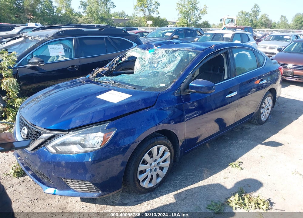 2017 NISSAN SENTRA SV VIN: 3N1AB7AP1HL640867