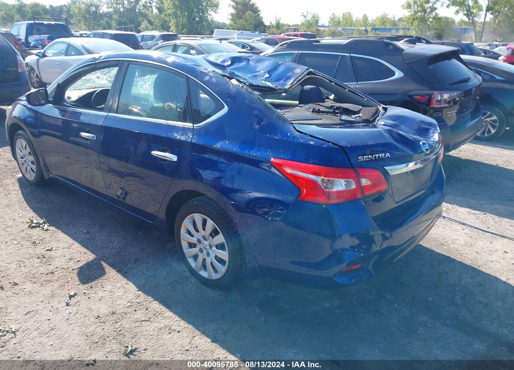 2017 NISSAN SENTRA SV VIN: 3N1AB7AP1HL640867