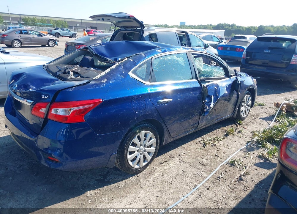 2017 NISSAN SENTRA SV VIN: 3N1AB7AP1HL640867
