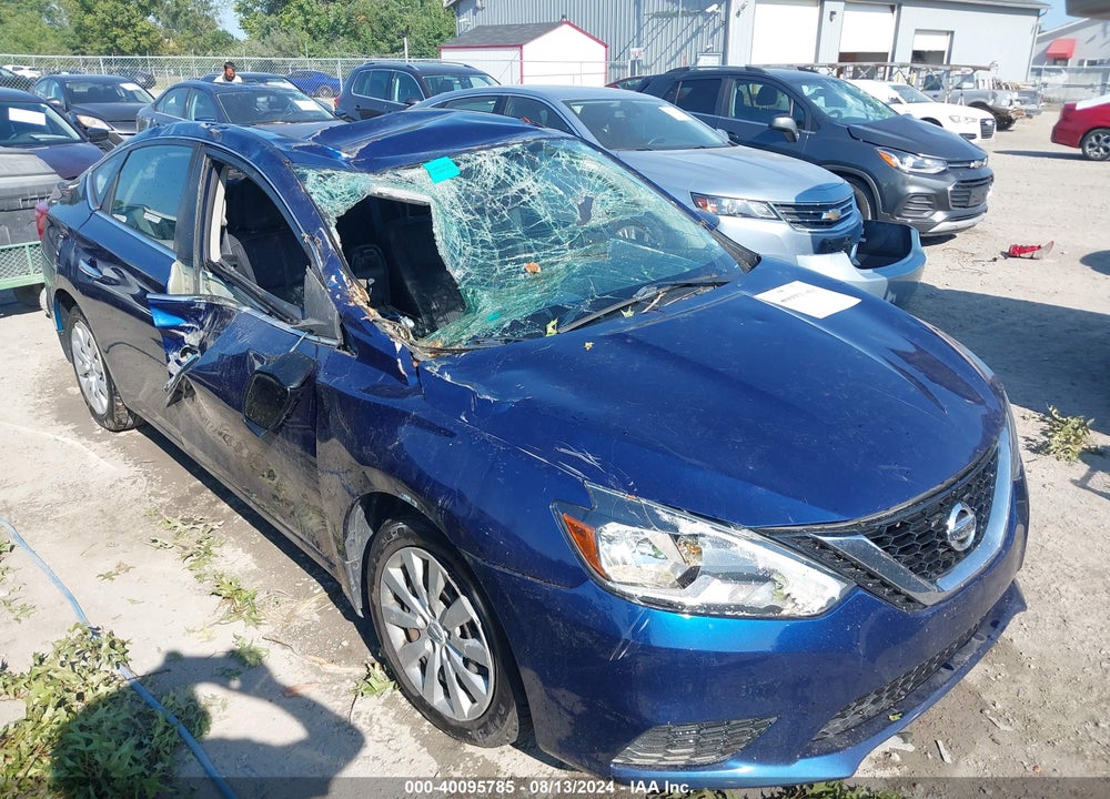 2017 NISSAN SENTRA SV VIN: 3N1AB7AP1HL640867