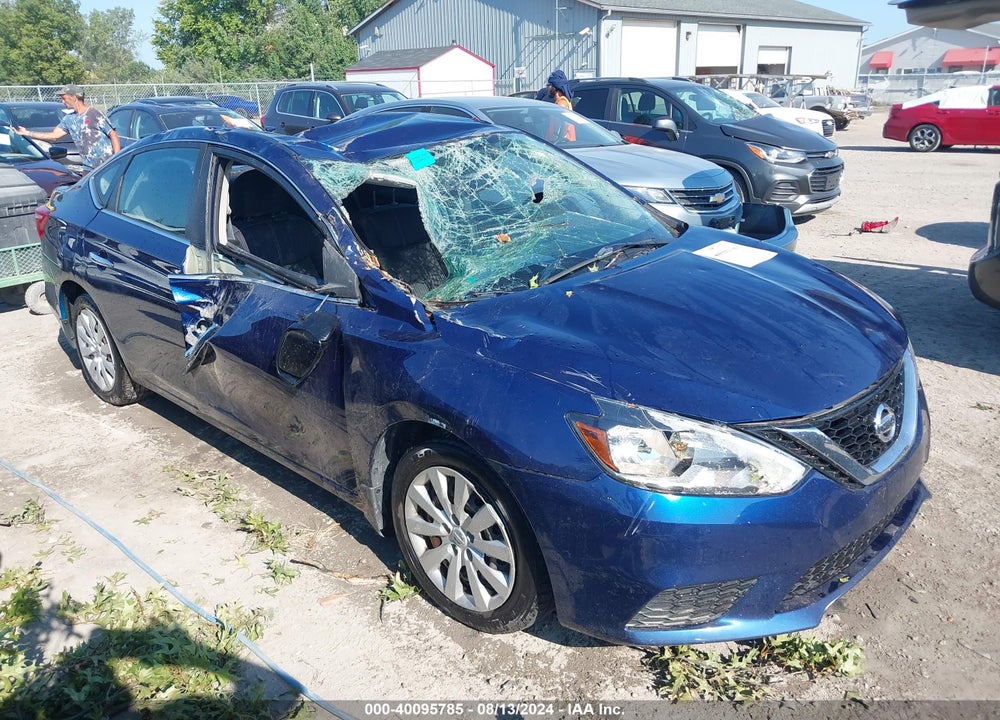 2017 NISSAN SENTRA SV VIN: 3N1AB7AP1HL640867