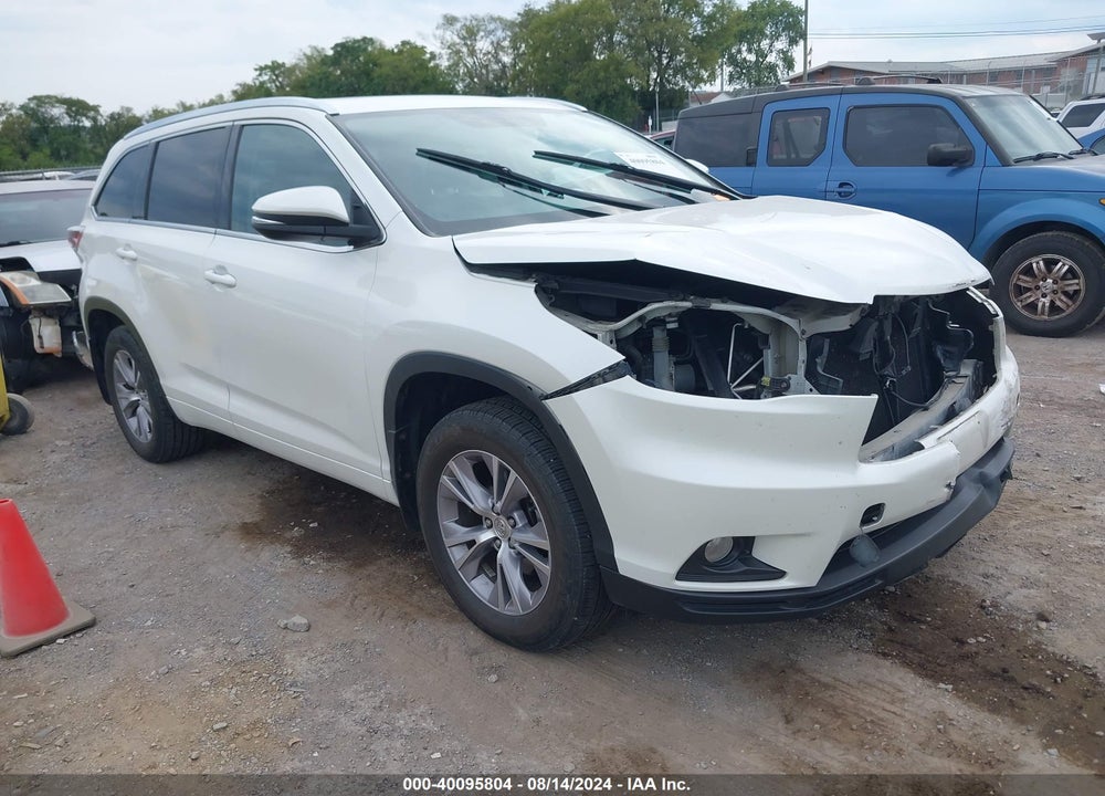 2014 TOYOTA HIGHLANDER XLE V6 VIN: 5TDJKRFH1ES047252