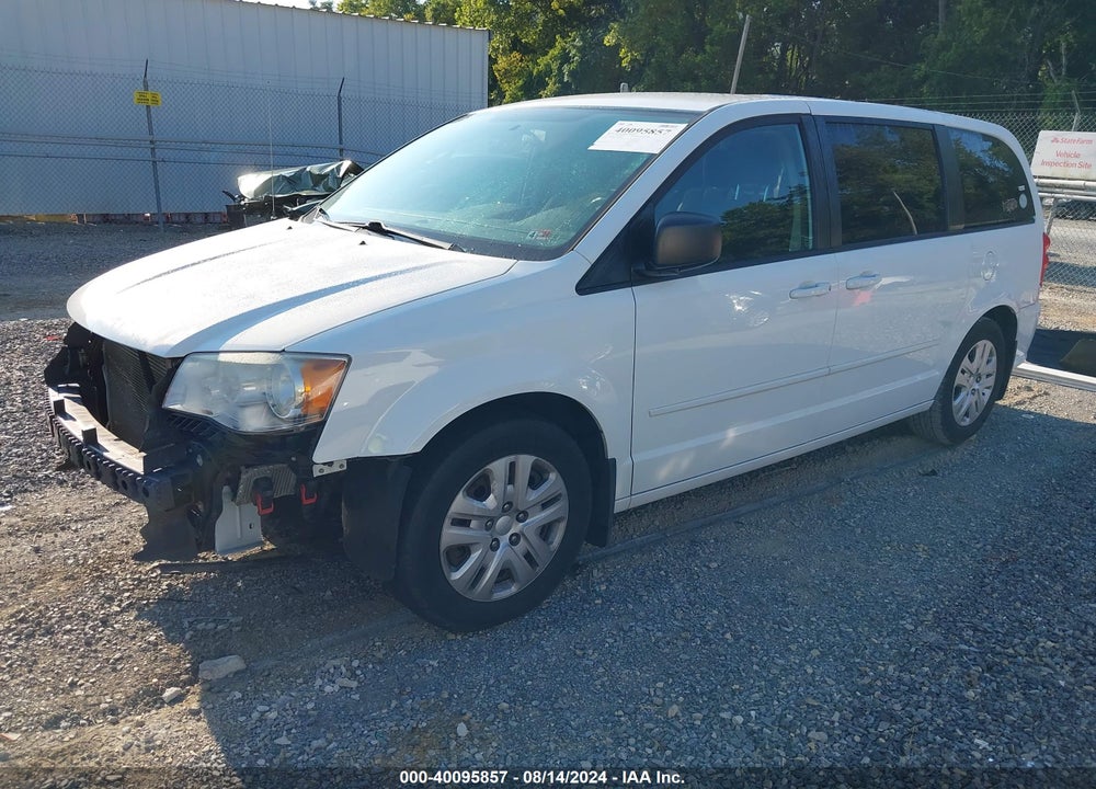 2014 DODGE GRAND CARAVAN SE VIN: 2C4RDGBG9ER378751