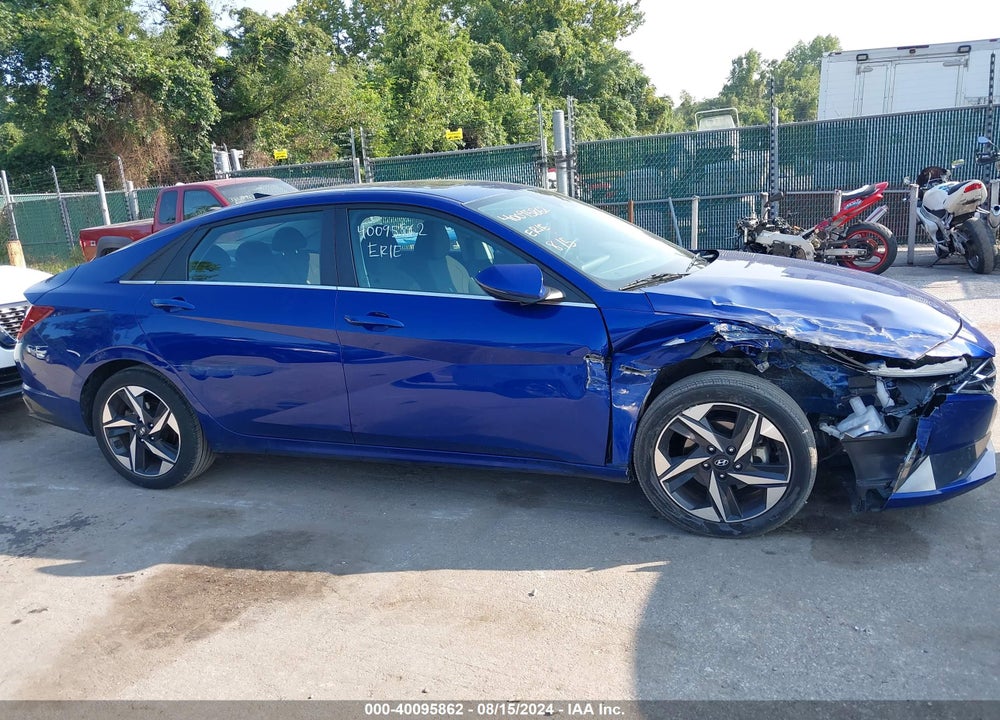 2022 HYUNDAI ELANTRA SEL VIN: 5NPLN4AGXNH081617