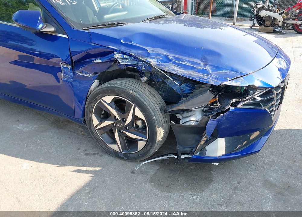 2022 HYUNDAI ELANTRA SEL VIN: 5NPLN4AGXNH081617