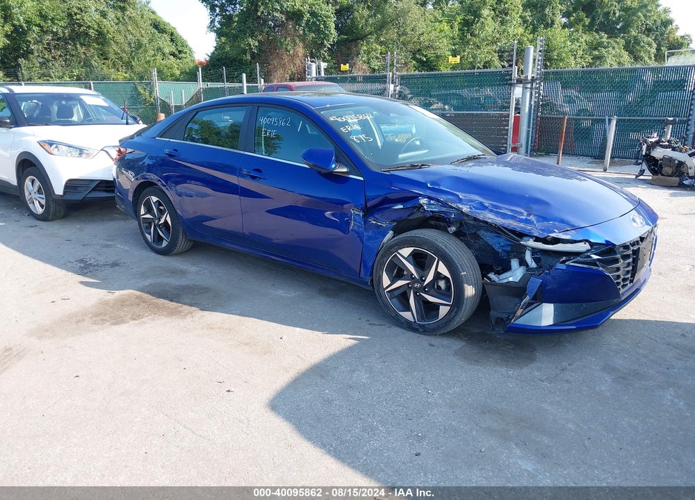 2022 HYUNDAI ELANTRA SEL VIN: 5NPLN4AGXNH081617