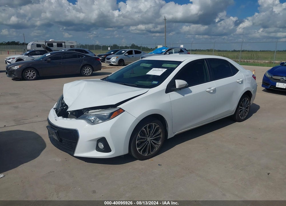 2015 TOYOTA COROLLA S PLUS VIN: 5YFBURHE3FP273711