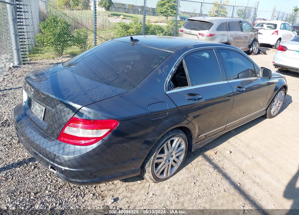 2009 MERCEDES-BENZ C 300 LUXURY 4MATIC/SPORT 4MATIC VIN: WDDGF81X49F208292