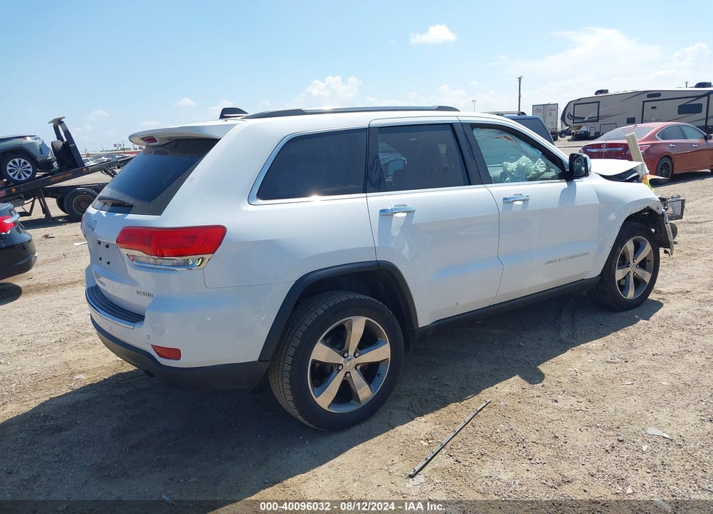 2016 JEEP GRAND CHEROKEE LIMITED VIN: 1C4RJFBG8GC389674
