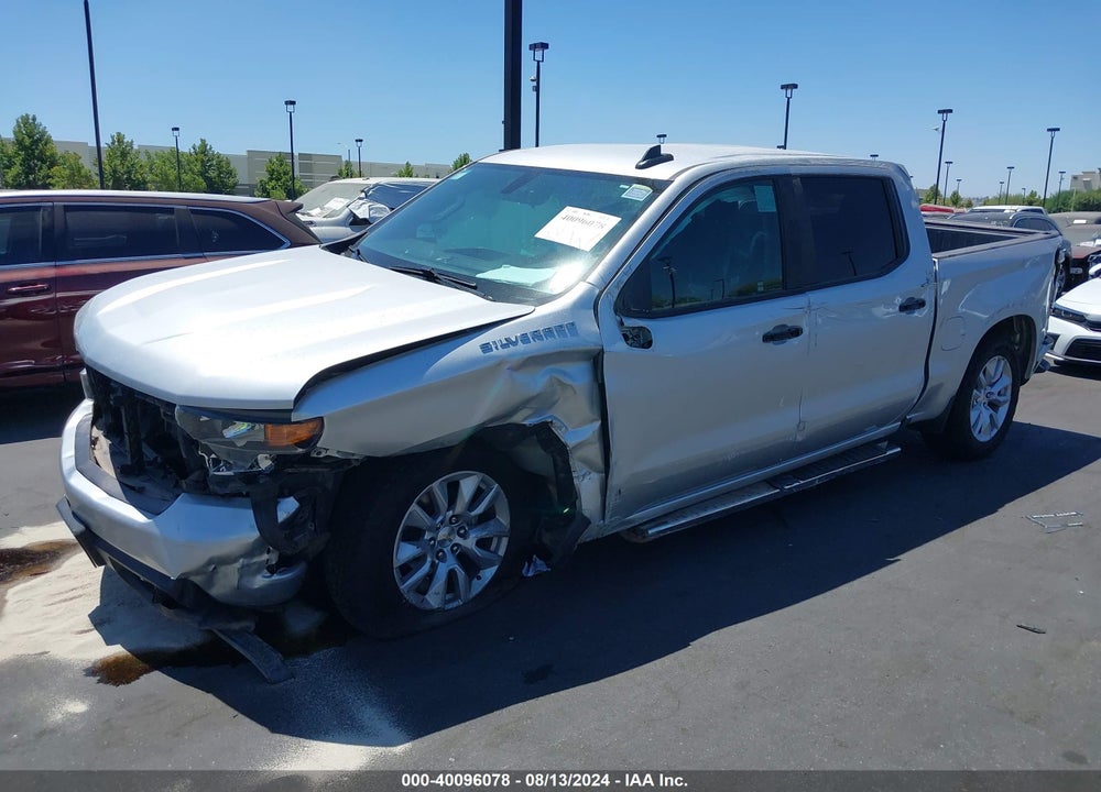 2021 CHEVROLET SILVERADO 1500 2WD SHORT BED CUSTOM VIN: 3GCPWBEH8MG142783