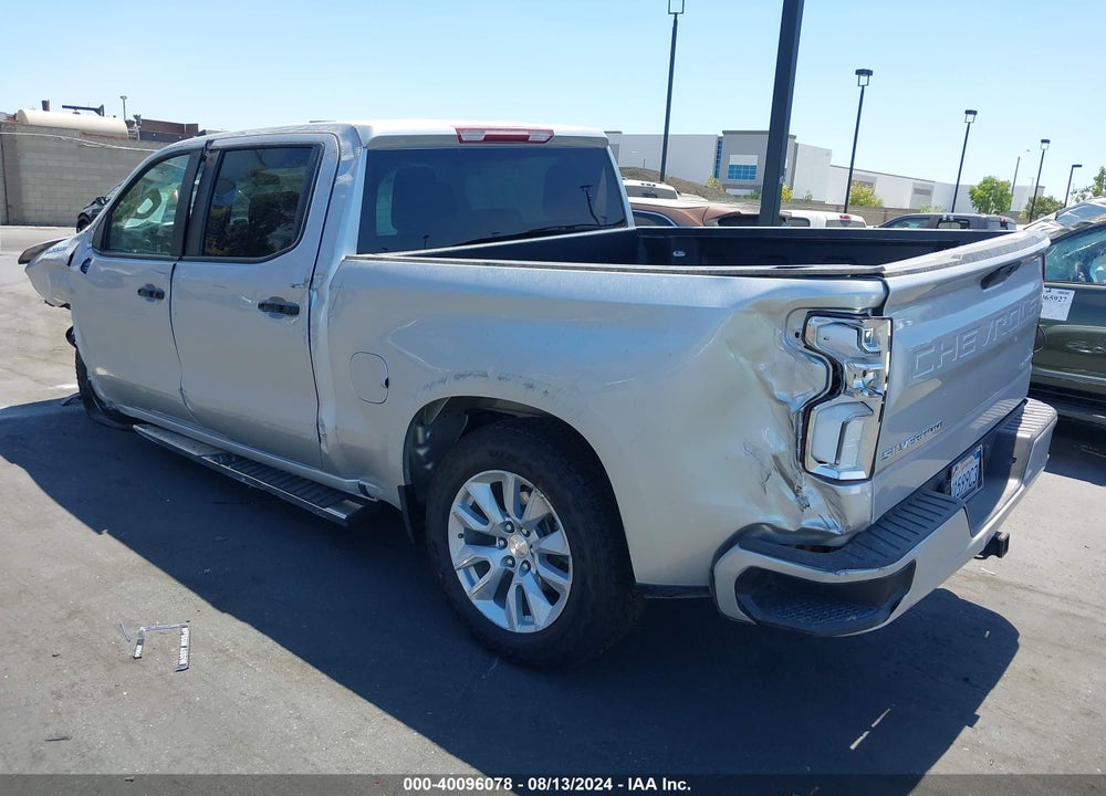 2021 CHEVROLET SILVERADO 1500 2WD SHORT BED CUSTOM VIN: 3GCPWBEH8MG142783