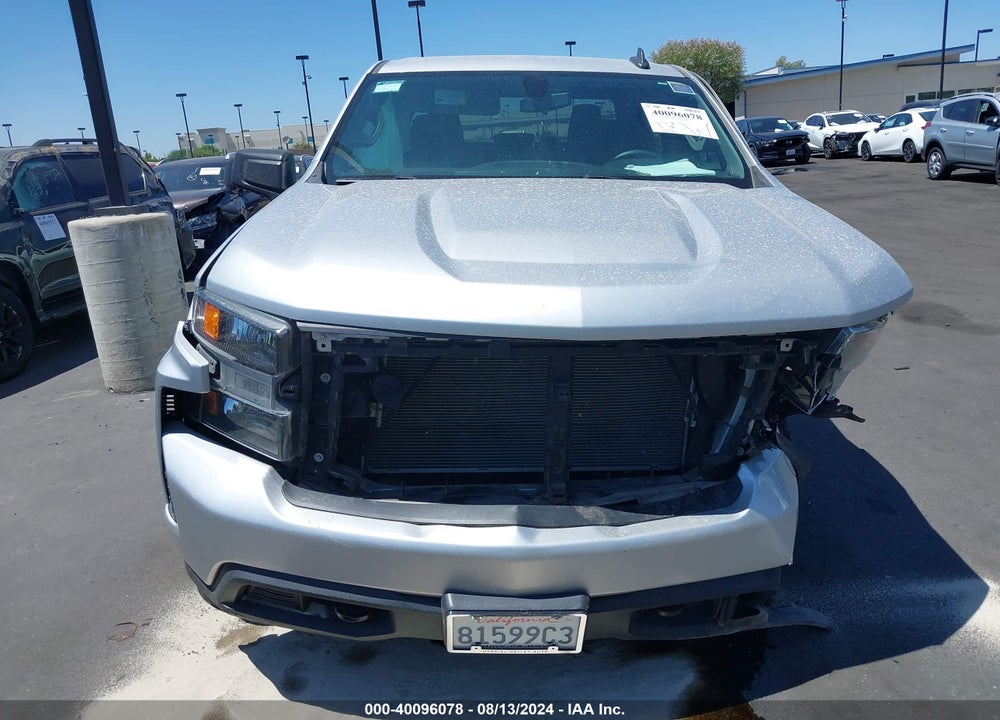 2021 CHEVROLET SILVERADO 1500 2WD SHORT BED CUSTOM VIN: 3GCPWBEH8MG142783