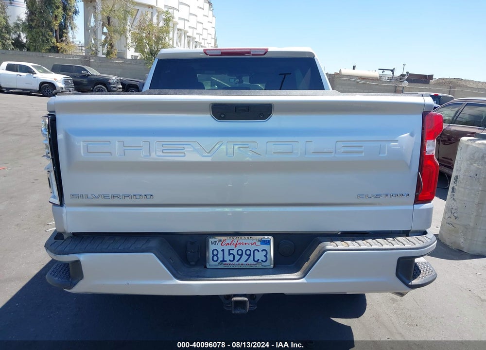 2021 CHEVROLET SILVERADO 1500 2WD SHORT BED CUSTOM VIN: 3GCPWBEH8MG142783