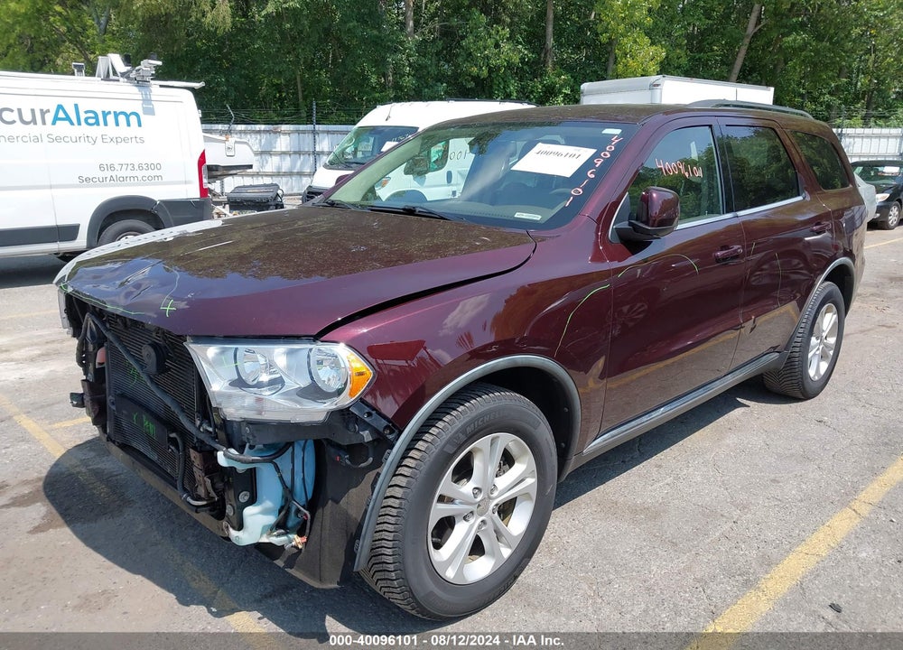 2012 DODGE DURANGO CREW VIN: 1C4RDJDG2CC181243