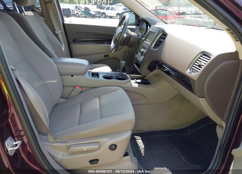 2012 DODGE DURANGO CREW VIN: 1C4RDJDG2CC181243