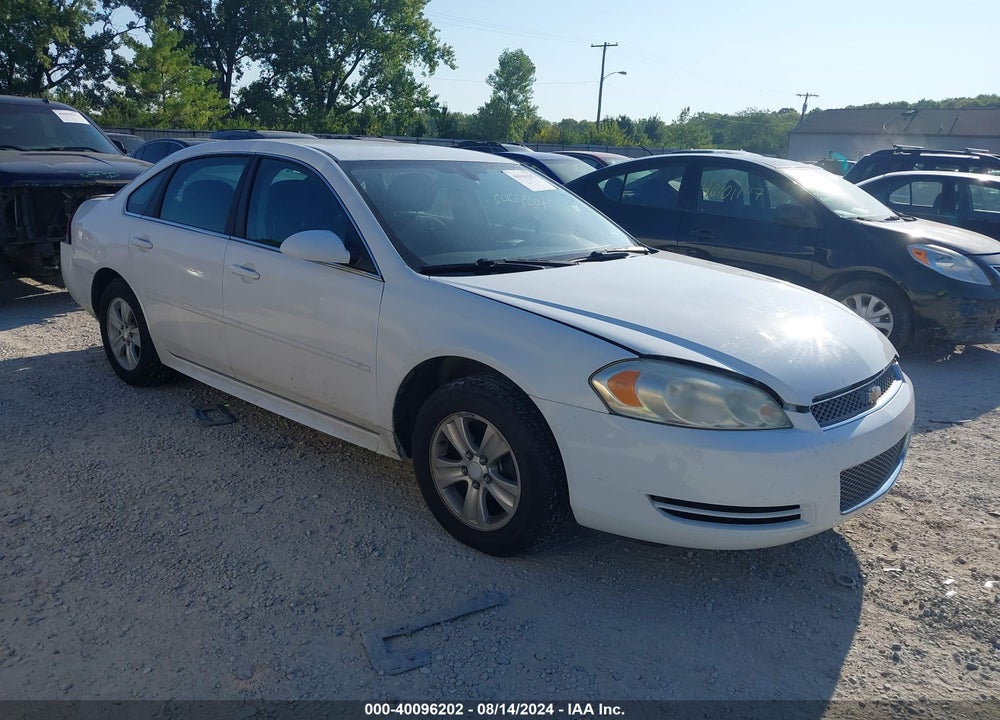 2012 CHEVROLET IMPALA LS VIN: 2G1WF5E34C1171473