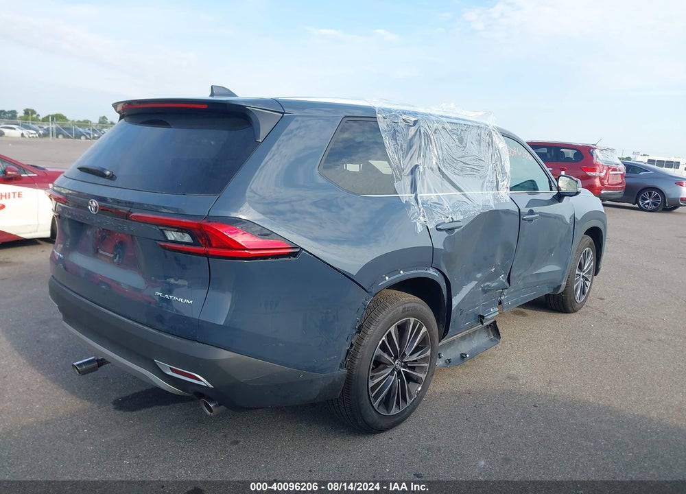 2024 TOYOTA GRAND HIGHLANDER HYBRID PLATINUM MAX VIN: 5TDADAB52RS007419