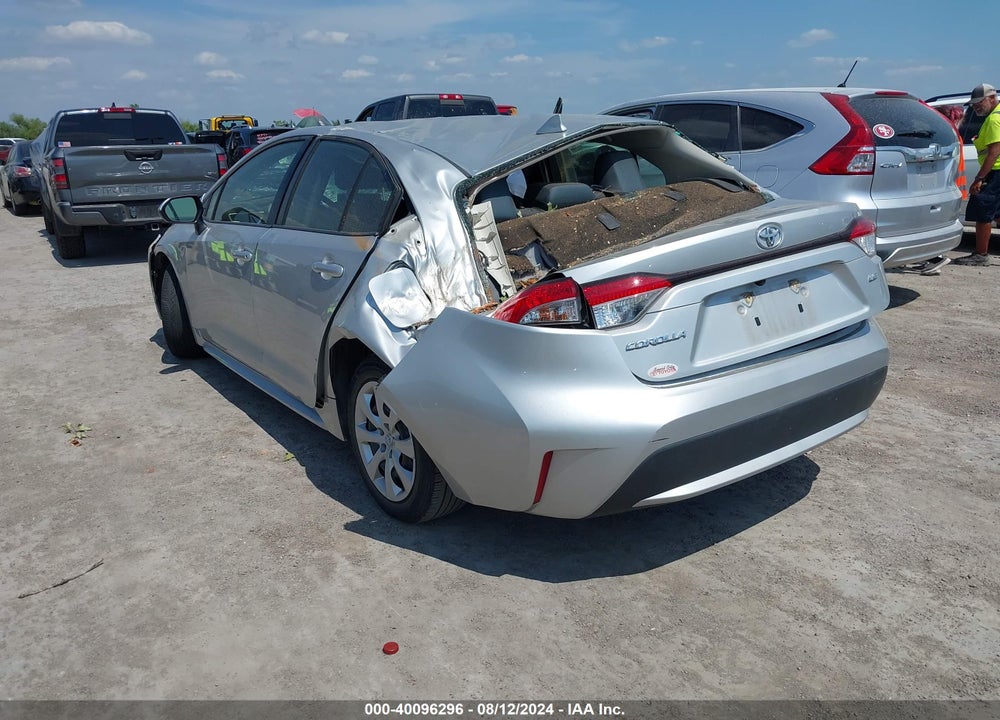 2020 TOYOTA COROLLA LE VIN: JTDEPRAE2LJ027134