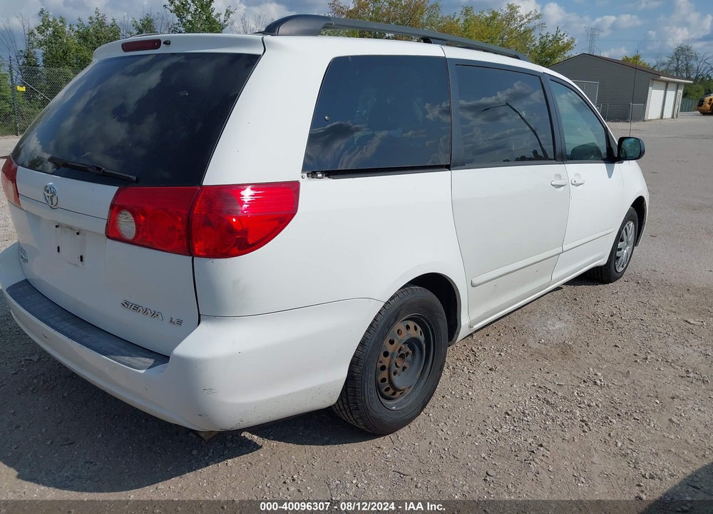2007 TOYOTA SIENNA LE VIN: 5TDZK23CX7S016698