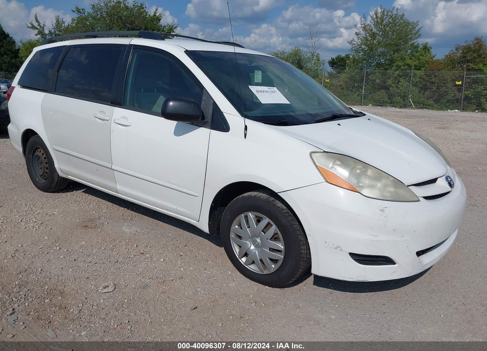 2007 TOYOTA SIENNA LE VIN: 5TDZK23CX7S016698