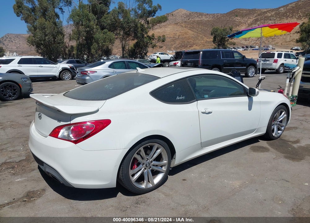 2012 HYUNDAI GENESIS 3.8 TRACK VIN: KMHHU6KH3CU071036
