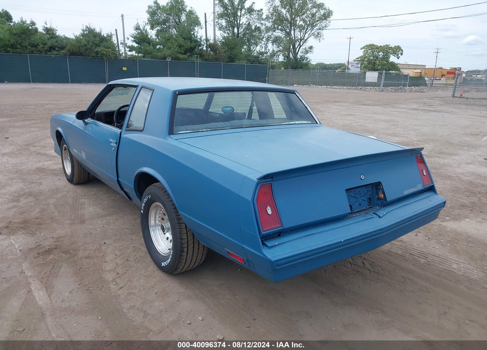 1985 CHEVROLET MONTE CARLO VIN: 1G1GZ37G5FR108152