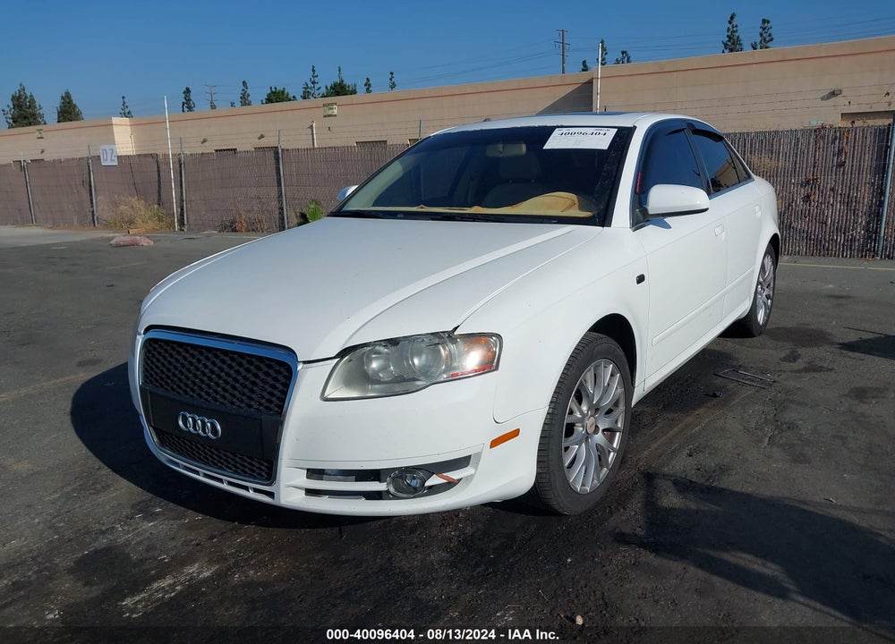 2008 AUDI A4 VIN: WAUAF78E78A167549