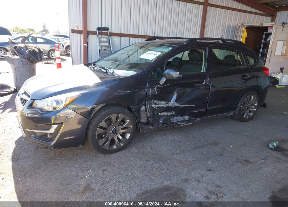 2015 SUBARU IMPREZA 2.0I SPORT PREMIUM VIN: JF1GPAU61F8314870