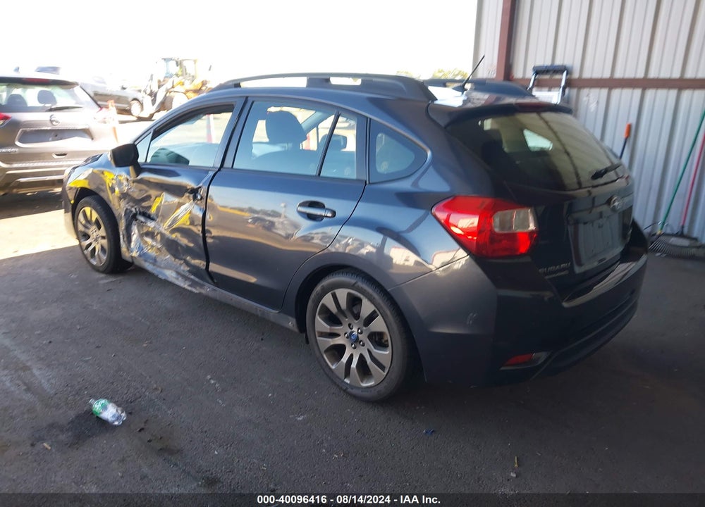 2015 SUBARU IMPREZA 2.0I SPORT PREMIUM VIN: JF1GPAU61F8314870