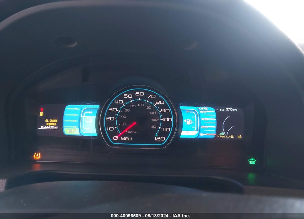 2012 FORD FUSION HYBRID VIN: 3FADP0L31CR247640