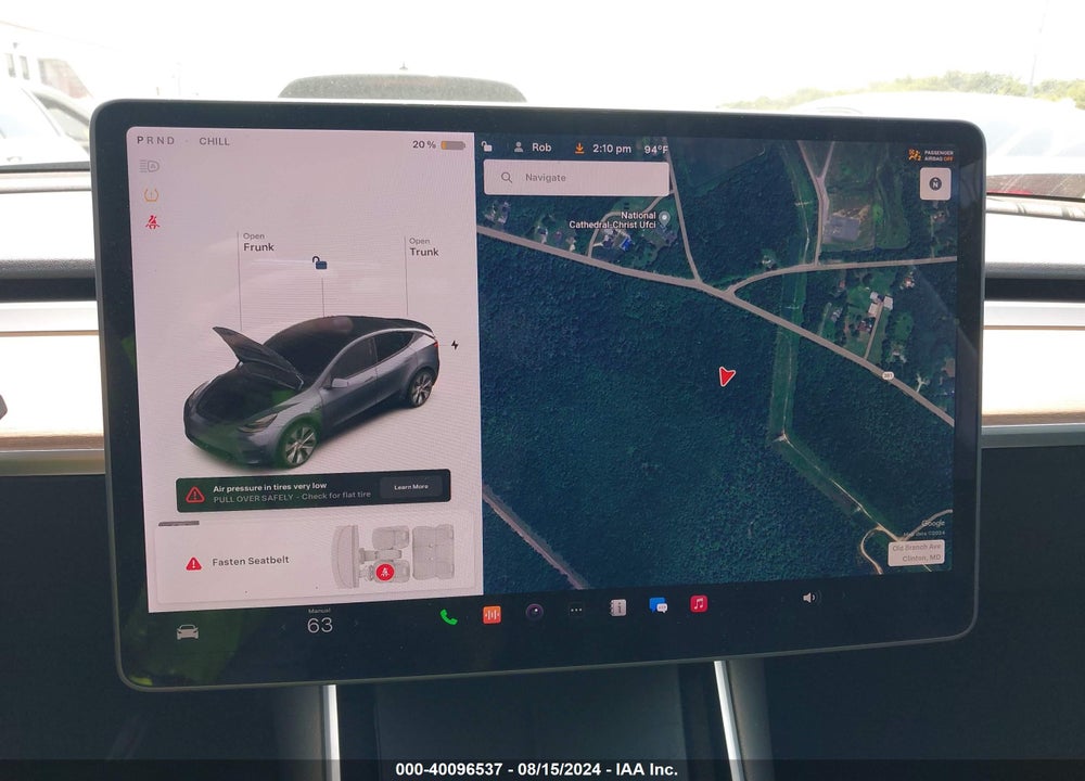 2021 TESLA MODEL Y LONG RANGE DUAL MOTOR ALL-WHEEL DRIVE VIN: 5YJYGDEE5MF067081