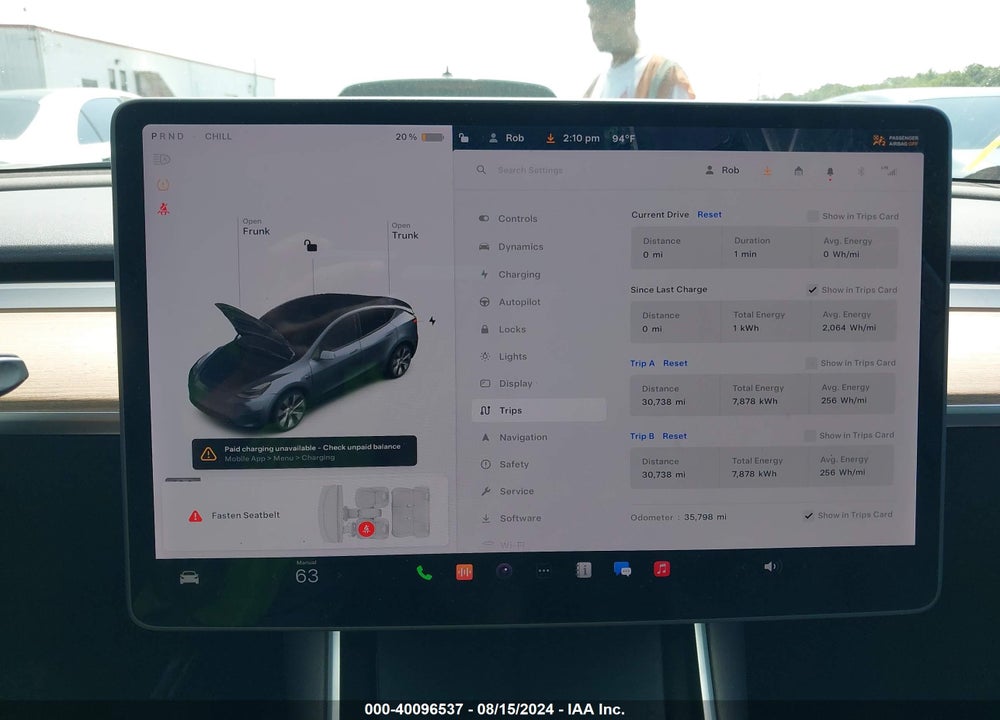 2021 TESLA MODEL Y LONG RANGE DUAL MOTOR ALL-WHEEL DRIVE VIN: 5YJYGDEE5MF067081