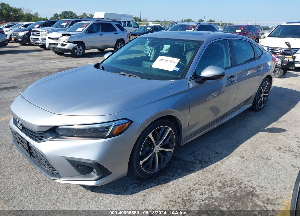 2022 HONDA CIVIC TOURING VIN: 2HGFE1F99NH307825