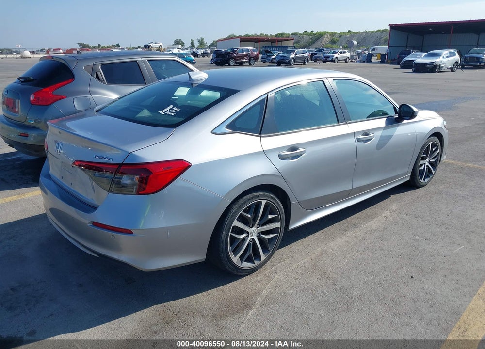 2022 HONDA CIVIC TOURING VIN: 2HGFE1F99NH307825